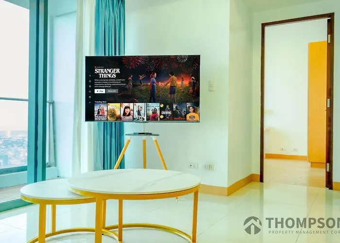 Premium 2 Bedroom And 1 Living With Balcony - One Uptown, Bgc Apartamento