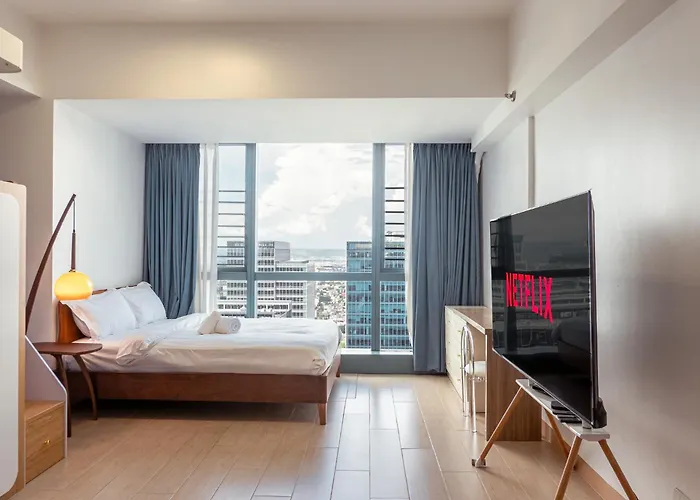Apartamento Premium 2 Bedroom And 1 Living With Balcony - One Uptown, Bgc Manila